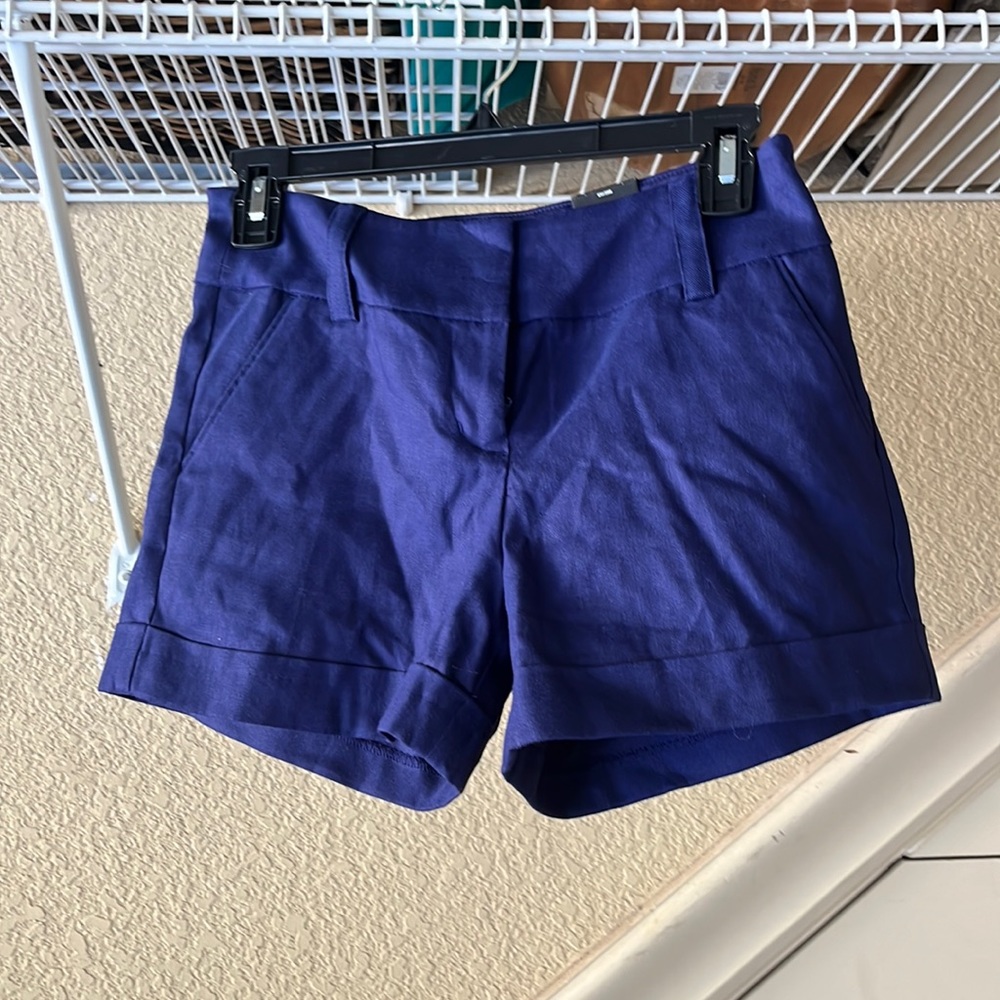 Express Navy Low Rise Shorts